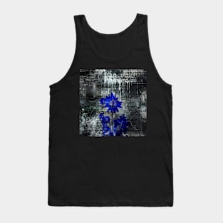 Blue flowers Tank Top